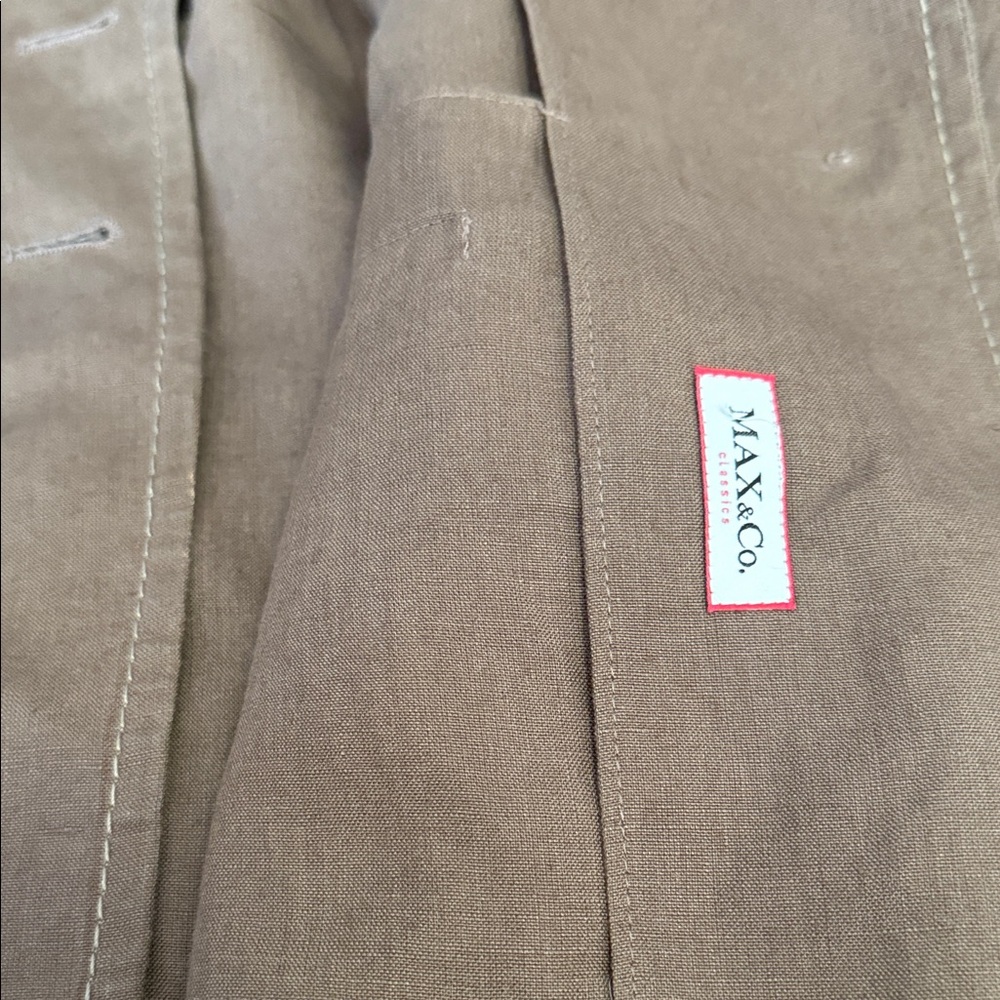 Max & Co. Linen Blazer Size 8